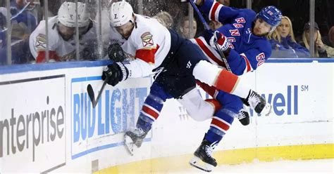 NHL Playoffs: Florida Panthers at New York Rangers Game 2 .